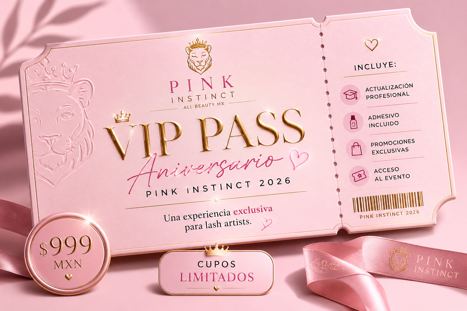 🎀 Aniversario Pink Instinct 2026 | VIP Pass